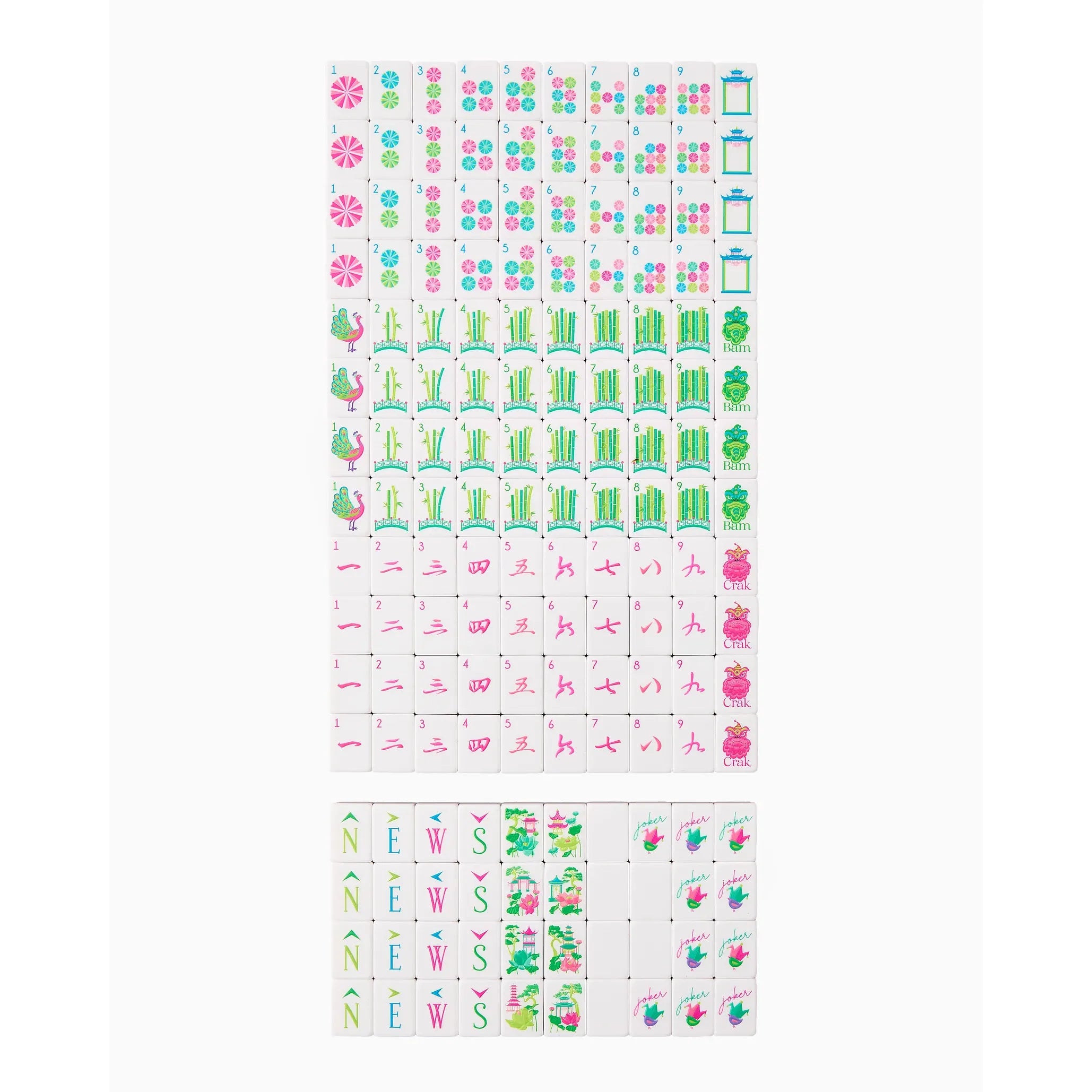 Glow Wild Mahjong Tiles | Oh My Mahjong by Oh My Mahjong