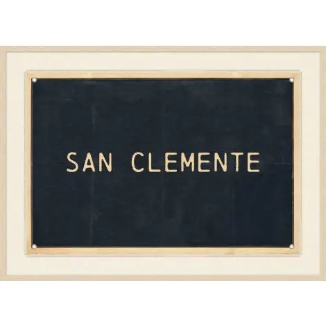 San Clemente Flag by Wendover Art Group