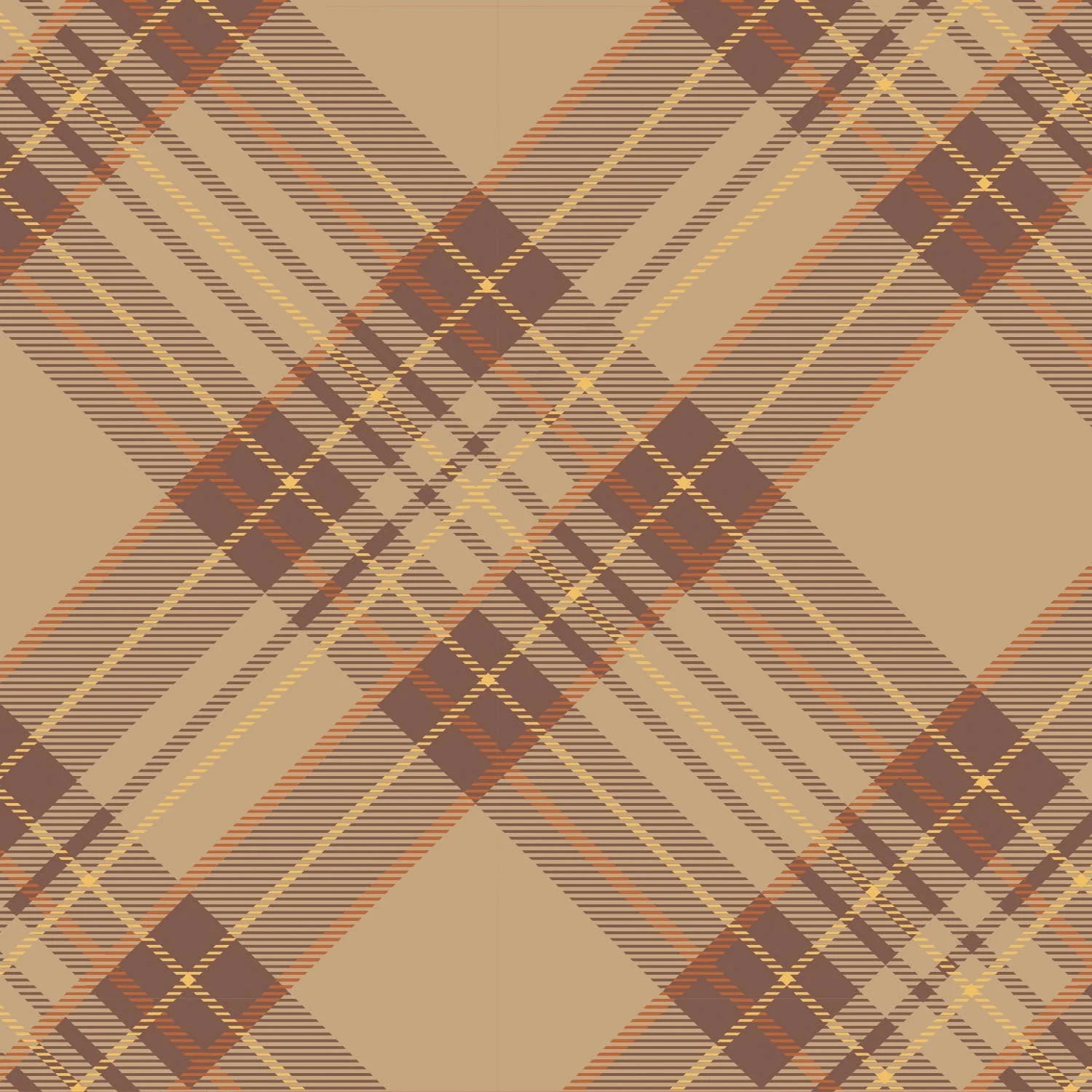 Autumn Plaid Cocktail Napkin - Pack of 20 by Hester & Cook
