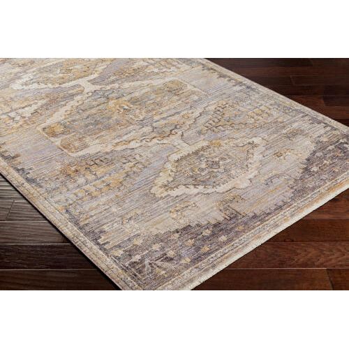 Aida Machine Woven Rug – Fringe Detail by Surya
