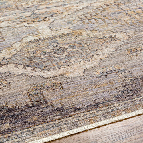 Aida Machine Woven Rug – Fringe Detail by Surya