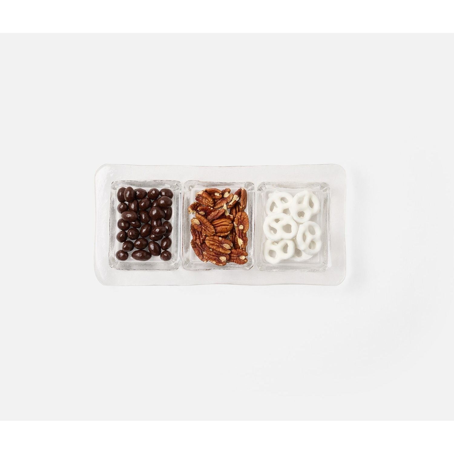 Livingston Clear Snack Tray by Blue Pheasant