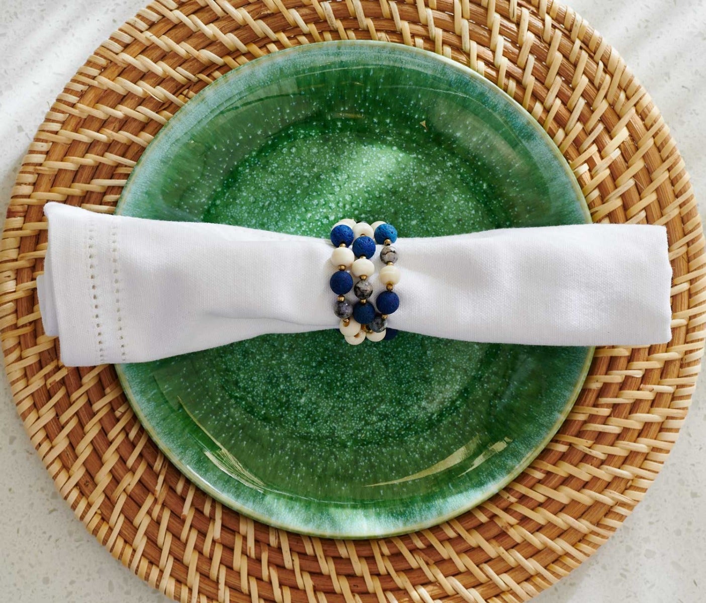 Roxy Natural Rattan Charger/Placemat | Blue Pheasant by Blue Pheasant