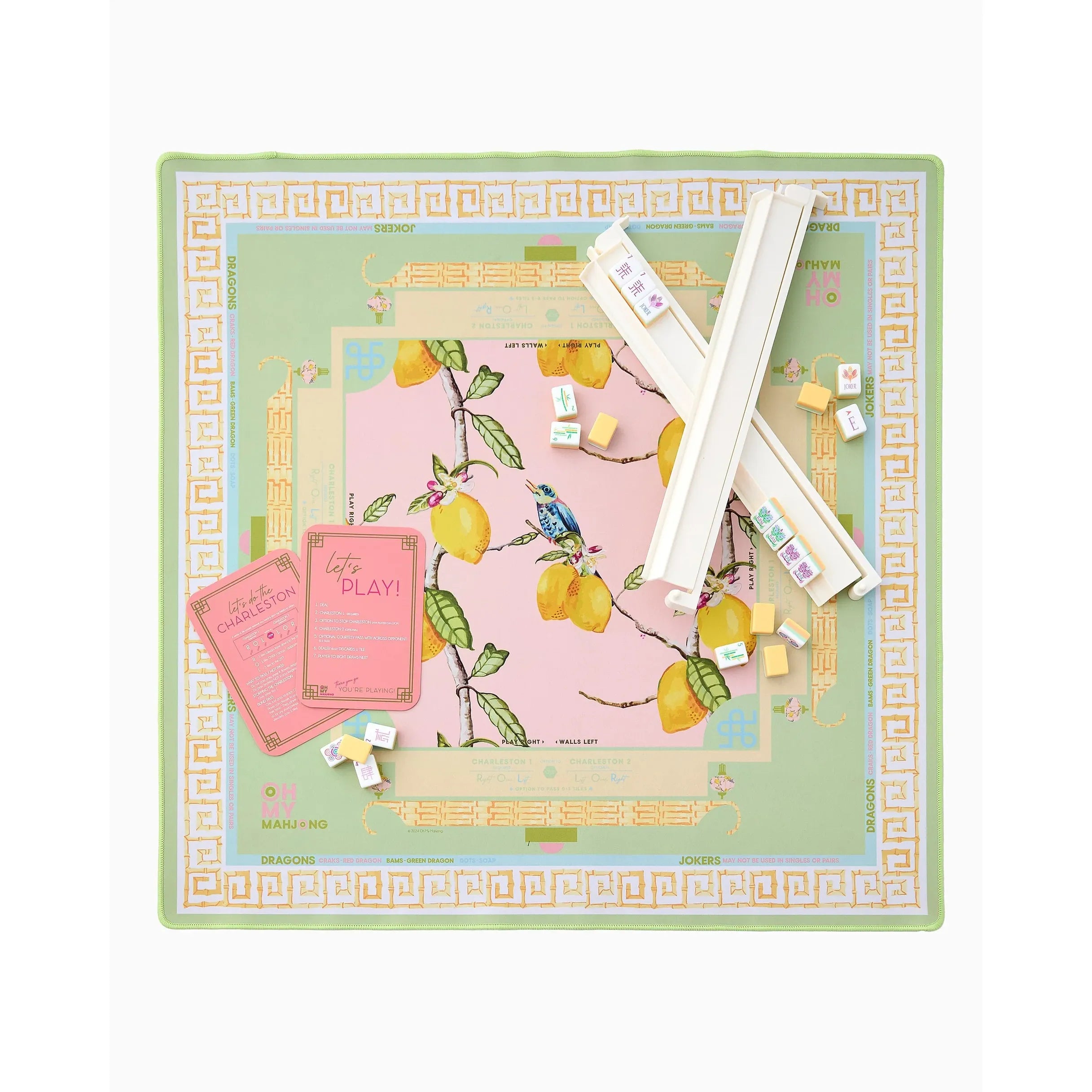 Mahjong Citrus Songbird Mat
