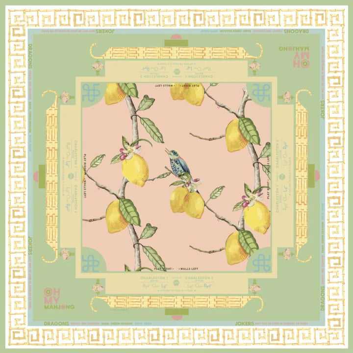 Mahjong Citrus Songbird Mat