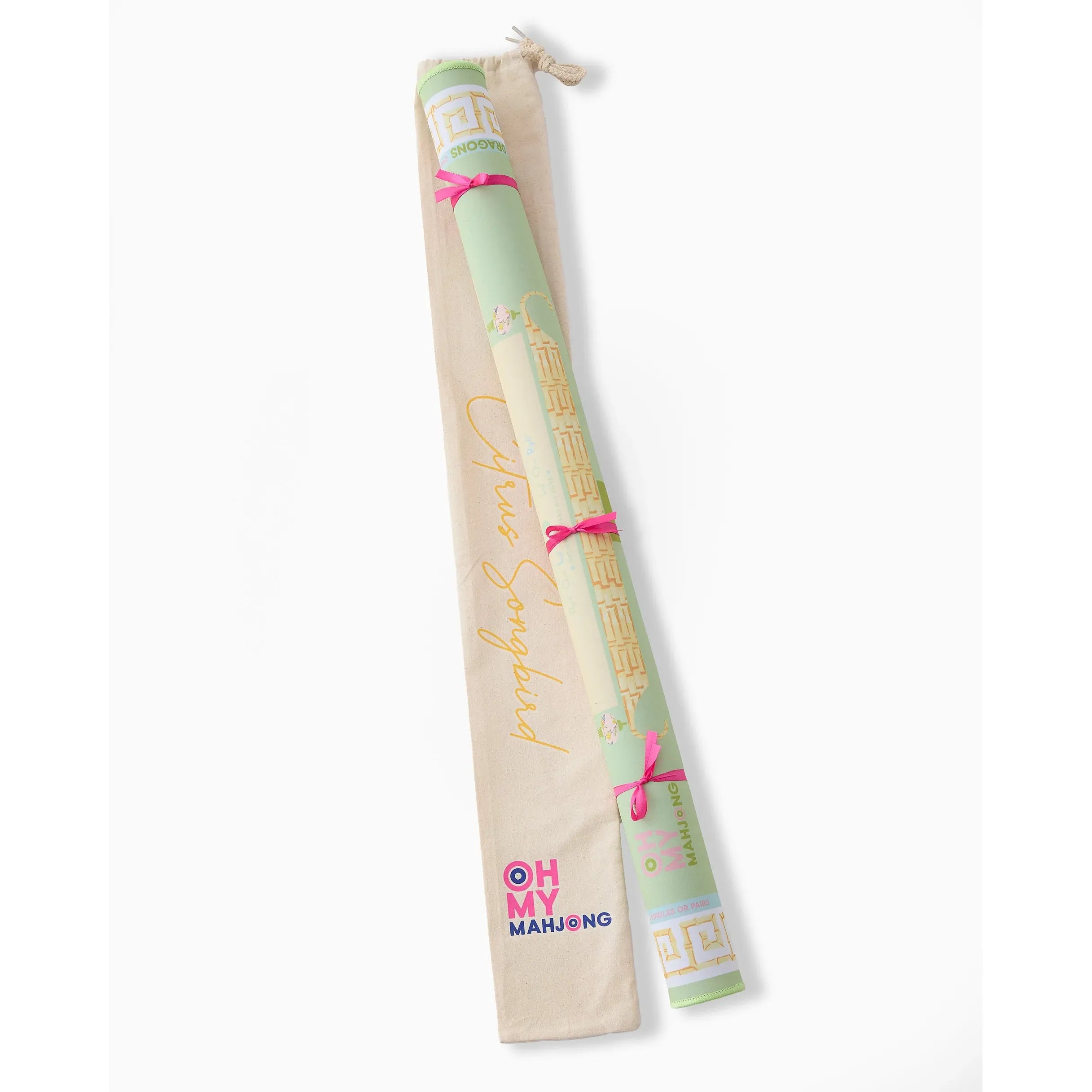 Mahjong Citrus Songbird Mat