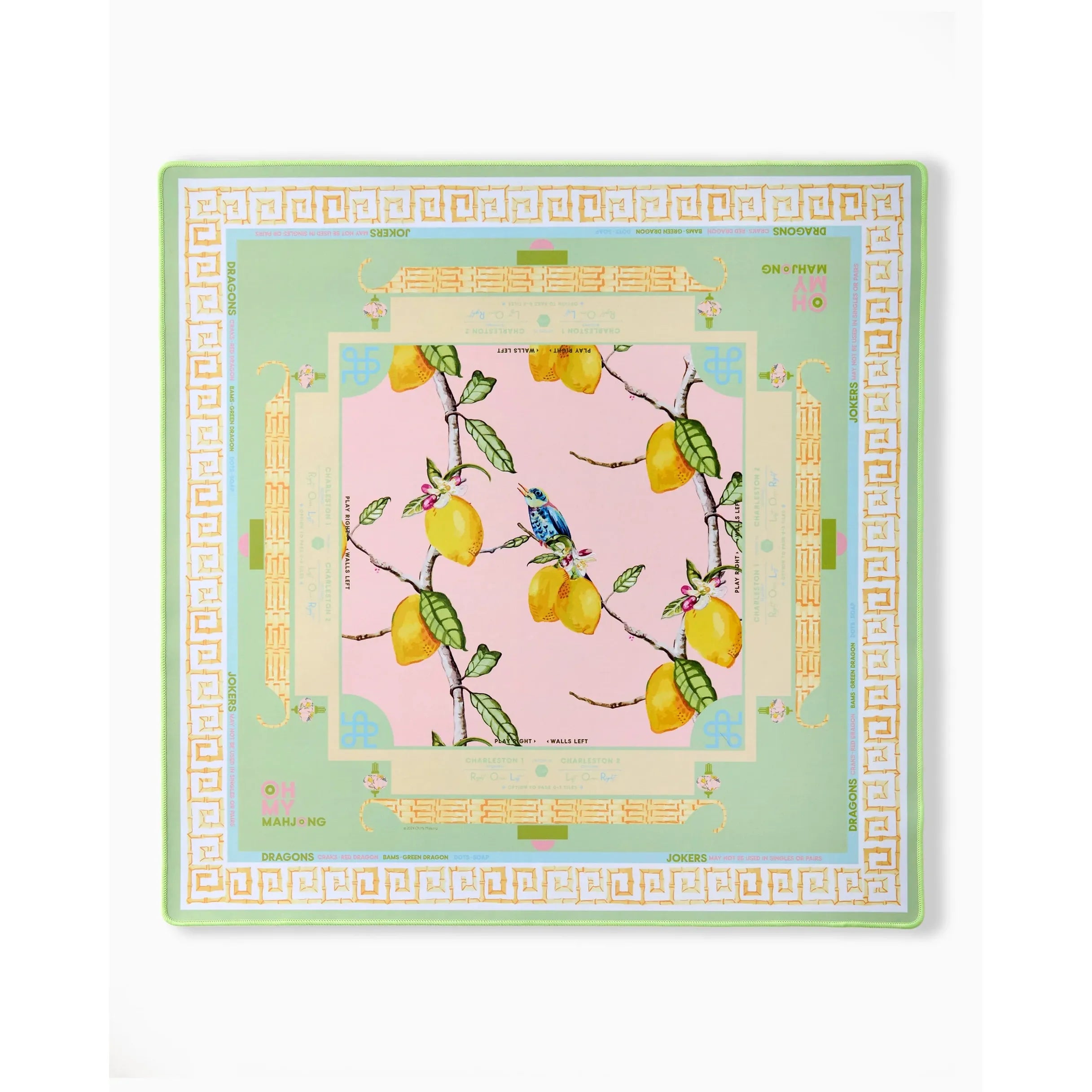 Mahjong Citrus Songbird Mat