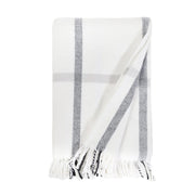 Copenhagen Blanket / Throw – White & Grey by Pom Pom Home