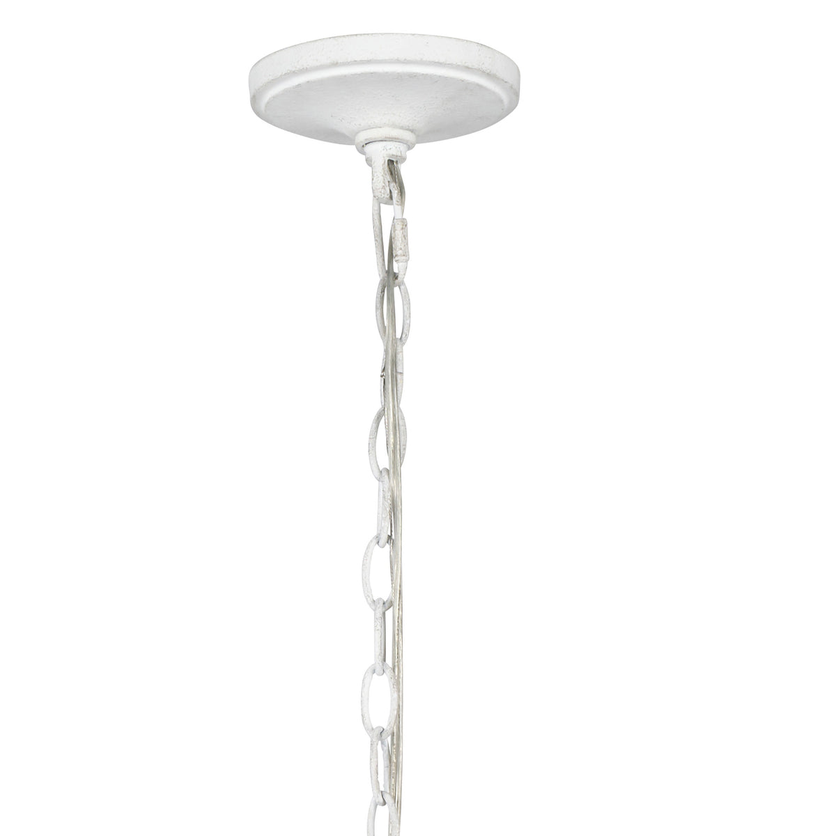 Arbor 4-Light Chandelier, Textured White Plaster