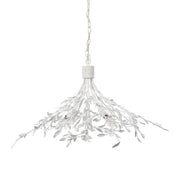 Arbor 4-Light Chandelier, Textured White Plaster