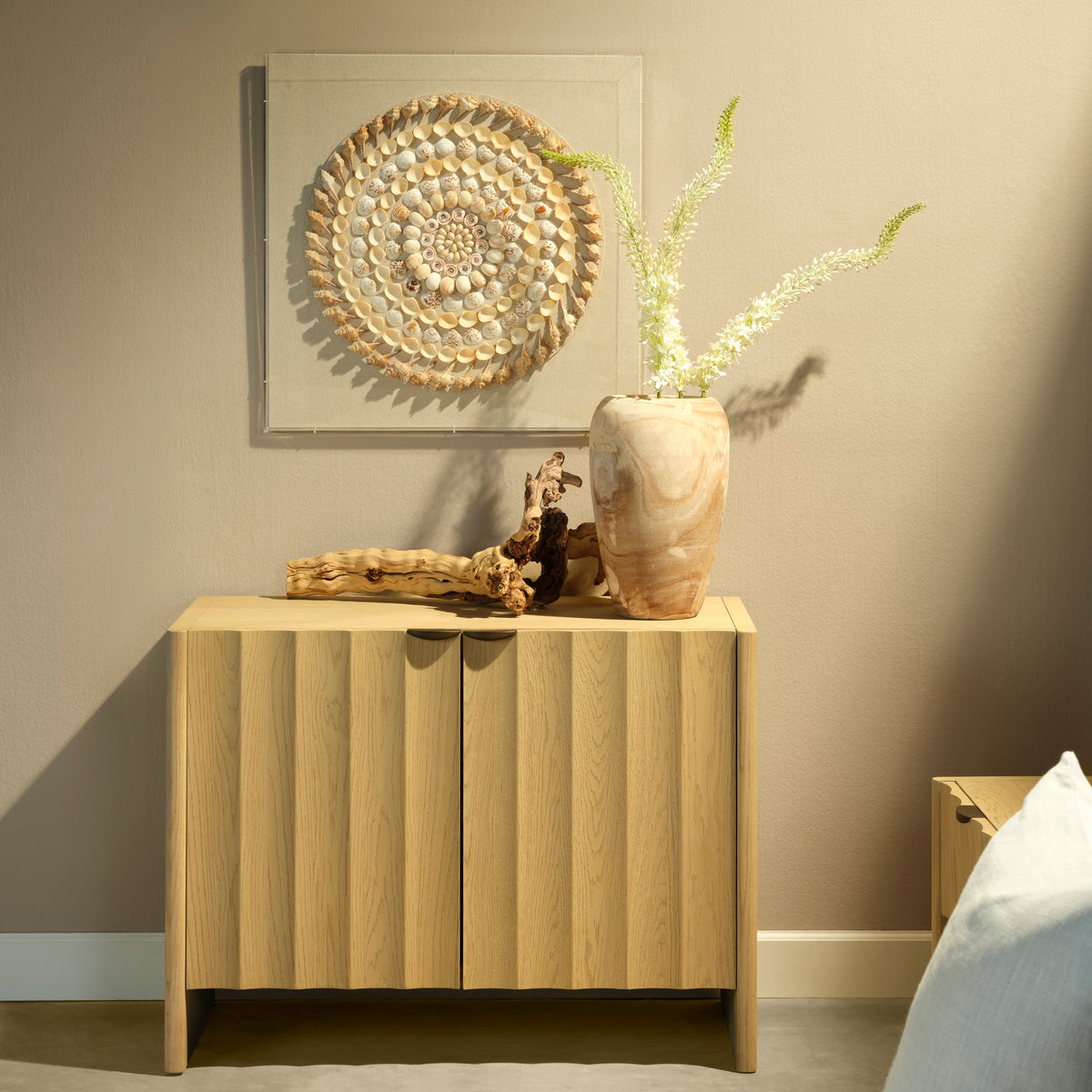 Finley Fluted Two Door Cabinet