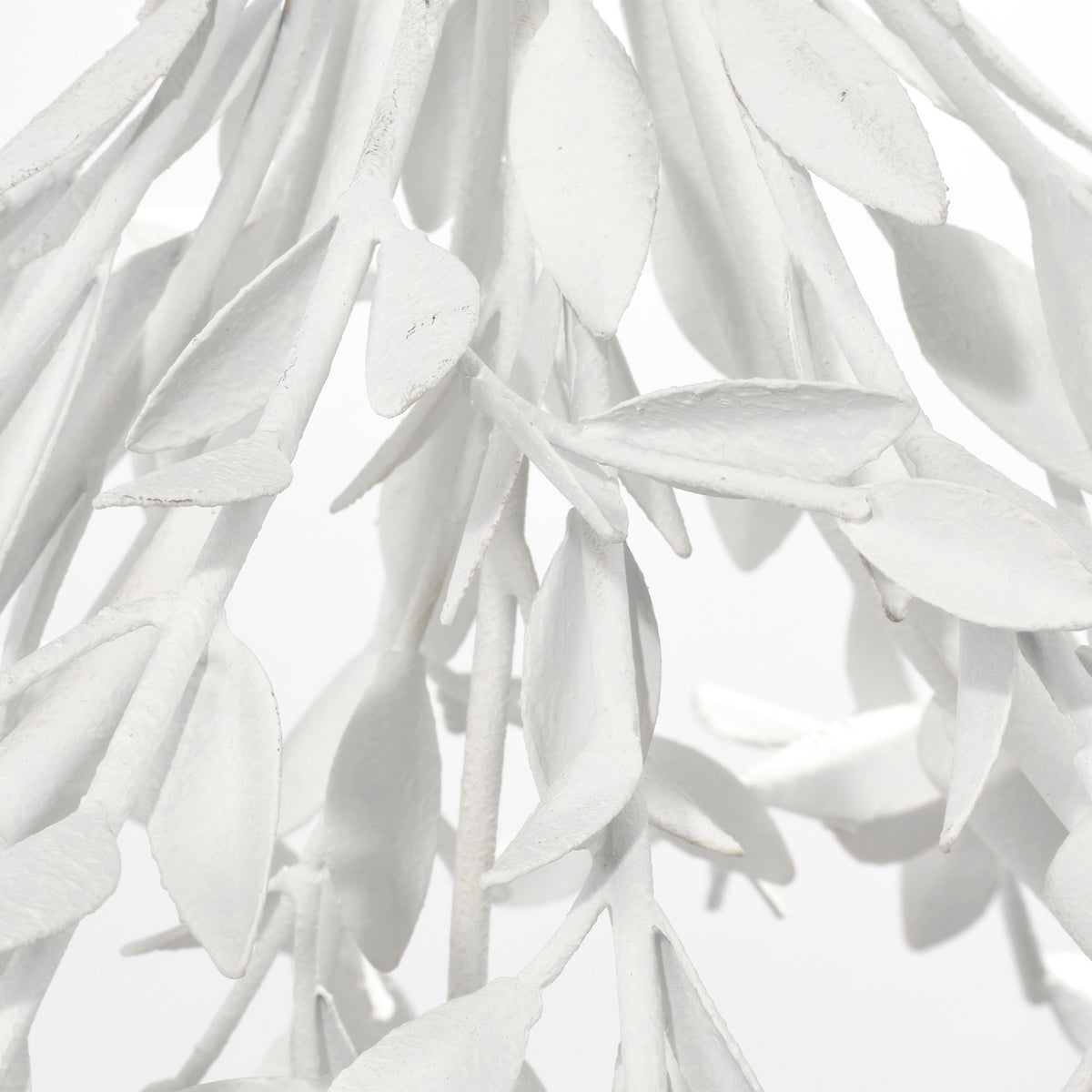 Arbor 4-Light Chandelier, Textured White Plaster