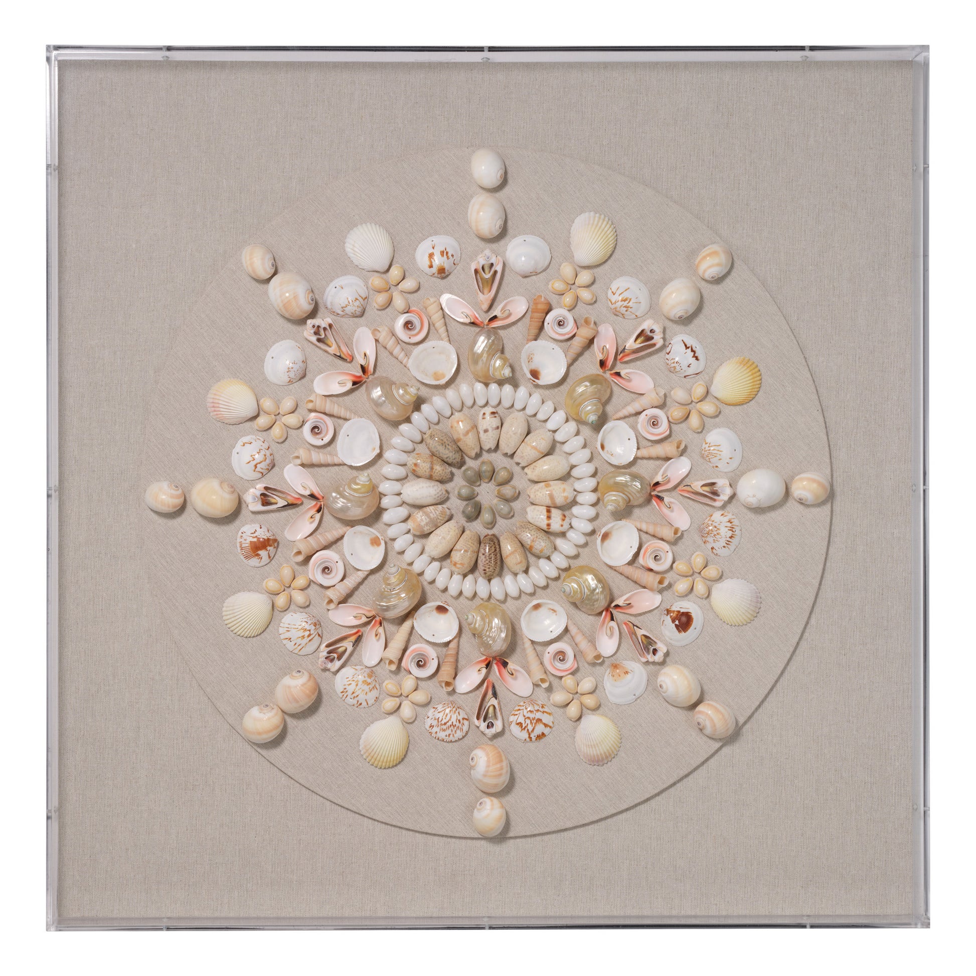 Seabrook Wall Art, Cream Shell