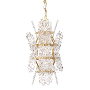 Orion 1-Light Pendant, Clear Molded Glass