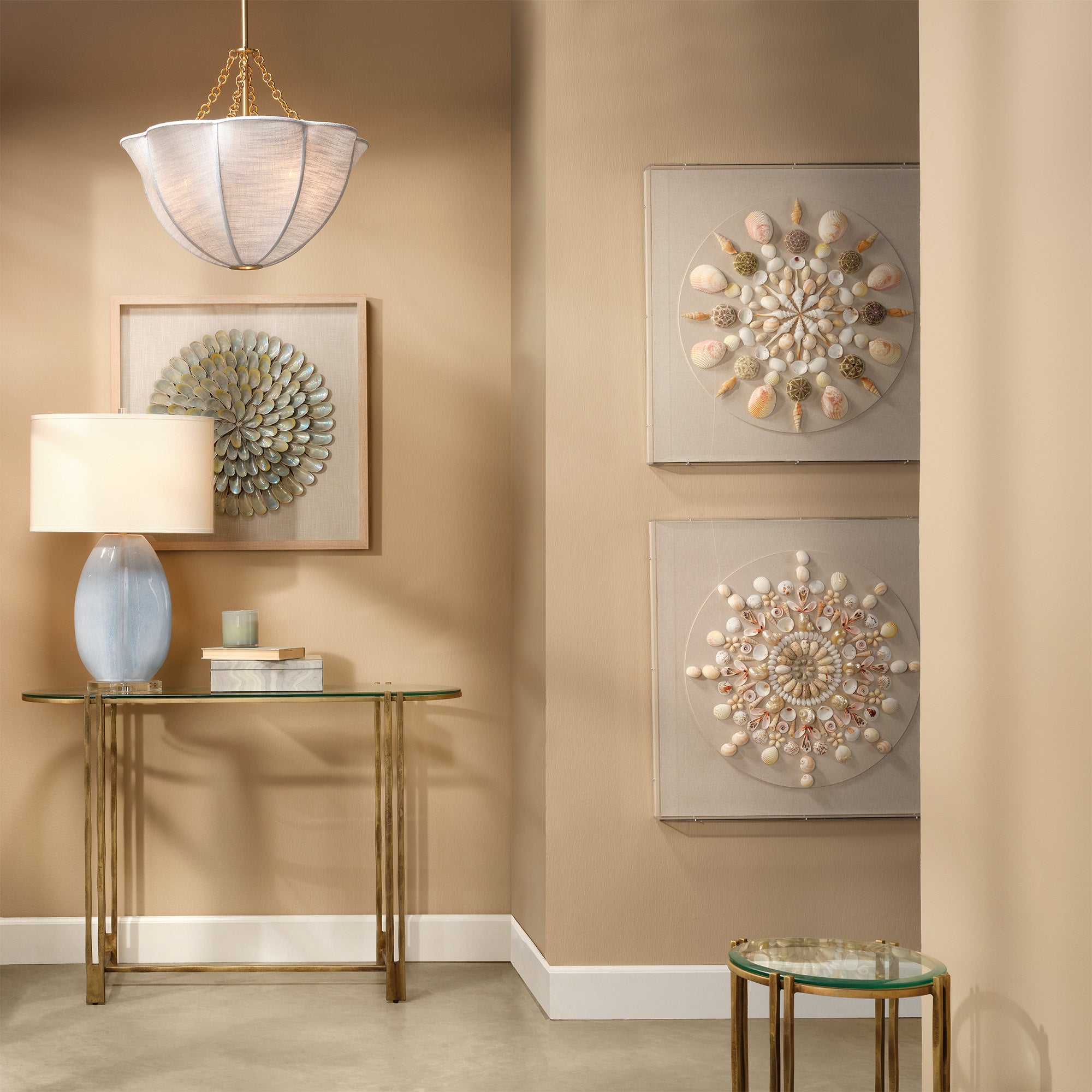 Seabrook Wall Art, Cream Shell