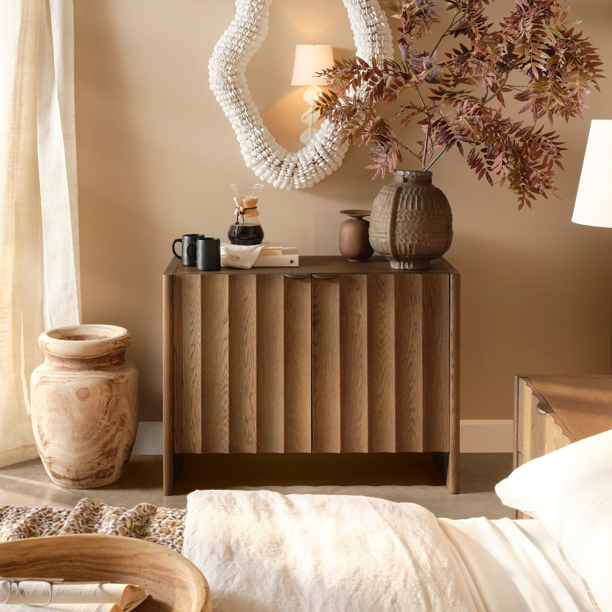 Finley Fluted Two Door Cabinet