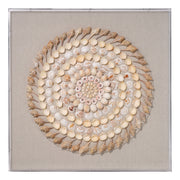 Outer Banks Wall Art, Cream and Natural Shell