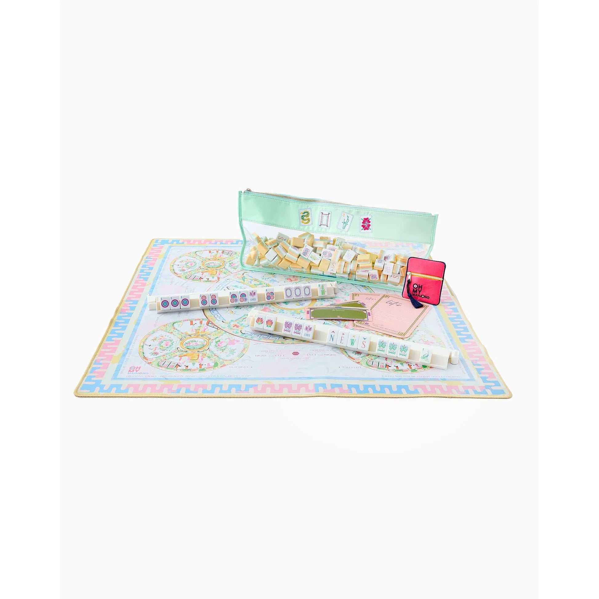 Imperial Mahjong Mat – 33" x 33" by Oh My Mahjong