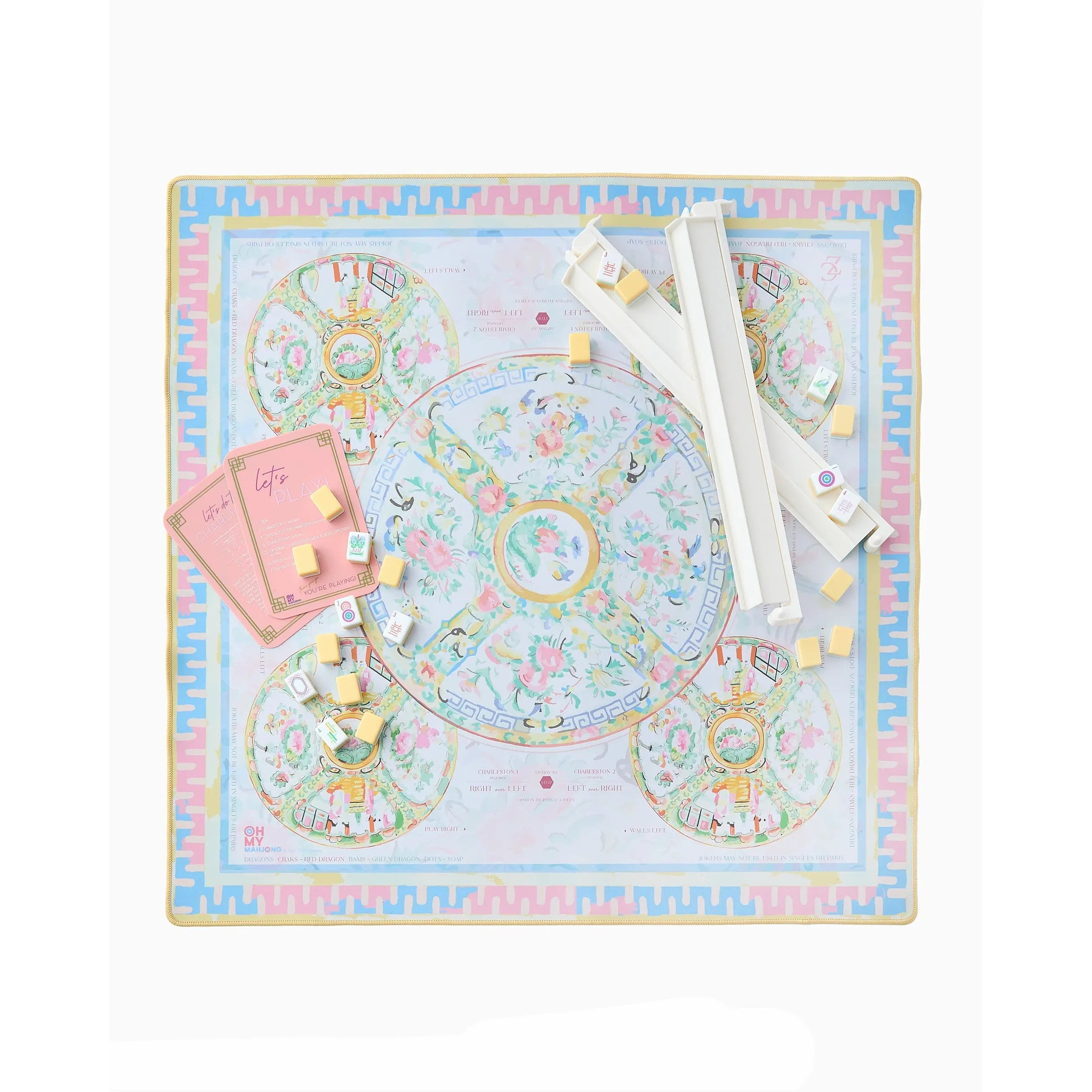 Imperial Mahjong Mat – 33" x 33" by Oh My Mahjong