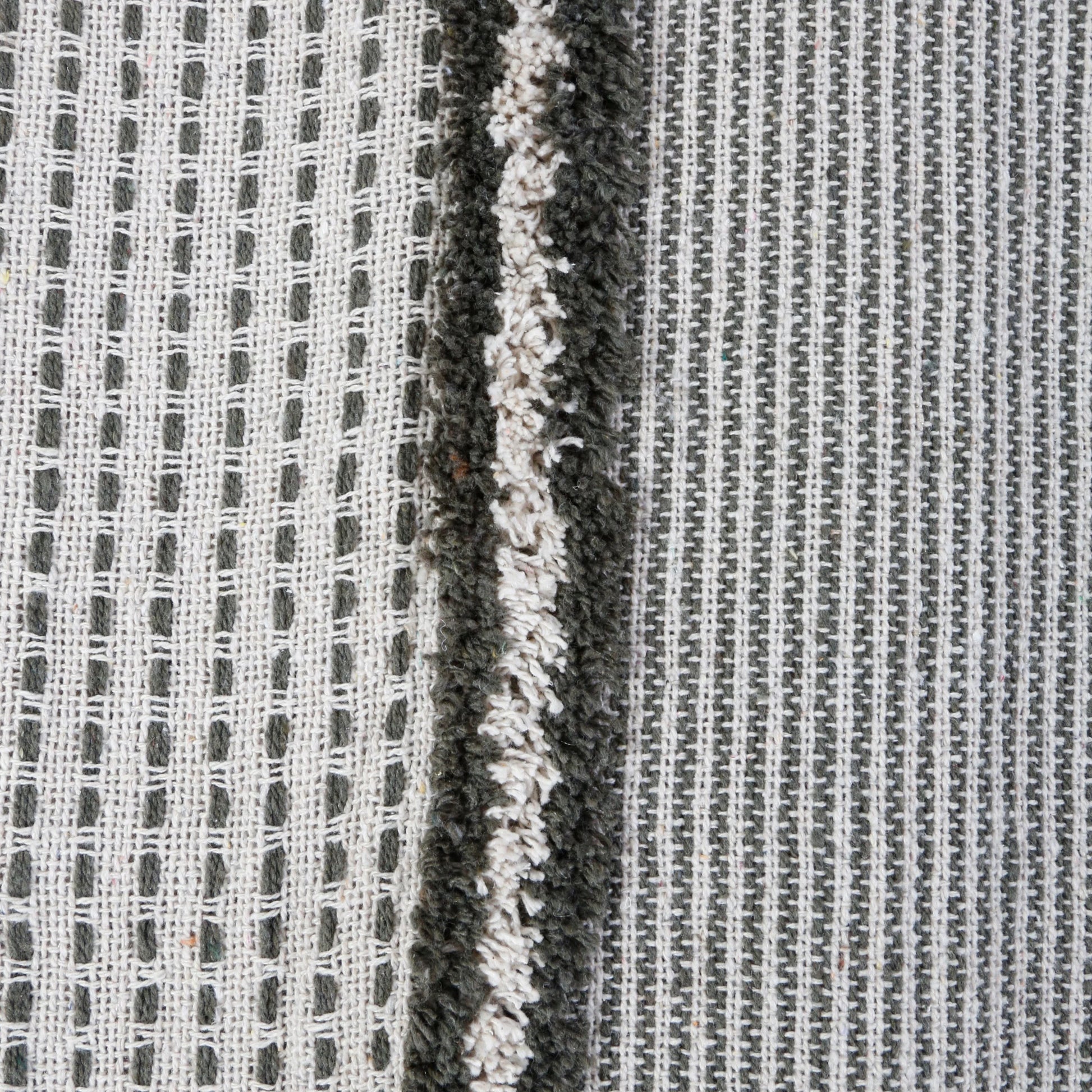 Jagger Oversized Throw – Ivory/Moss | Pom Pom Home by Pom Pom Home