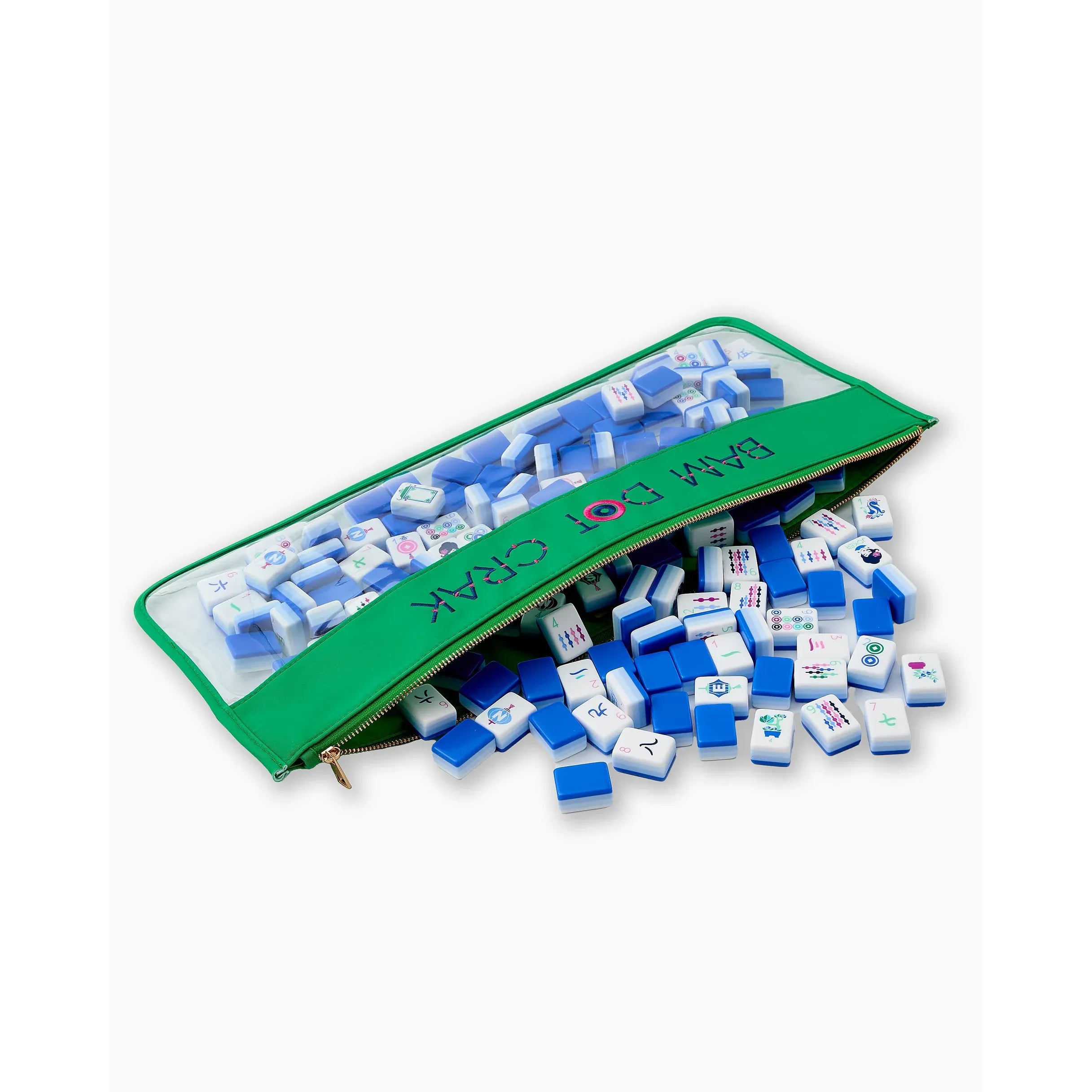 Lola Blue Ombre Mahjong Tiles – Shangri-La Collection by Oh My Mahjong