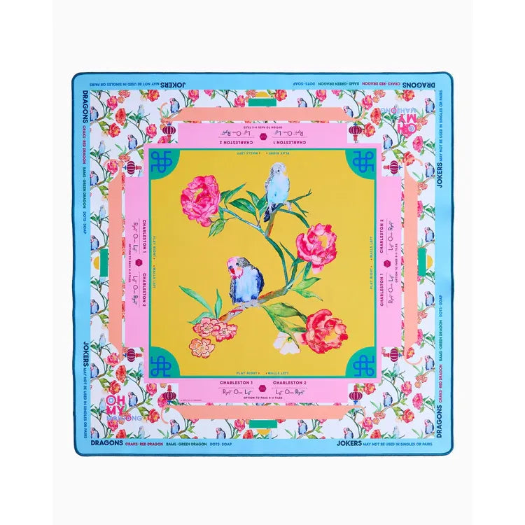 Spring Fling Mahjong Mat – Limited Edition | Oh My Mahjong x Brooke Wright by Oh My Mahjong